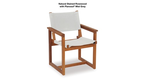 E2 Outdoor Chair - Rosewood Natural
